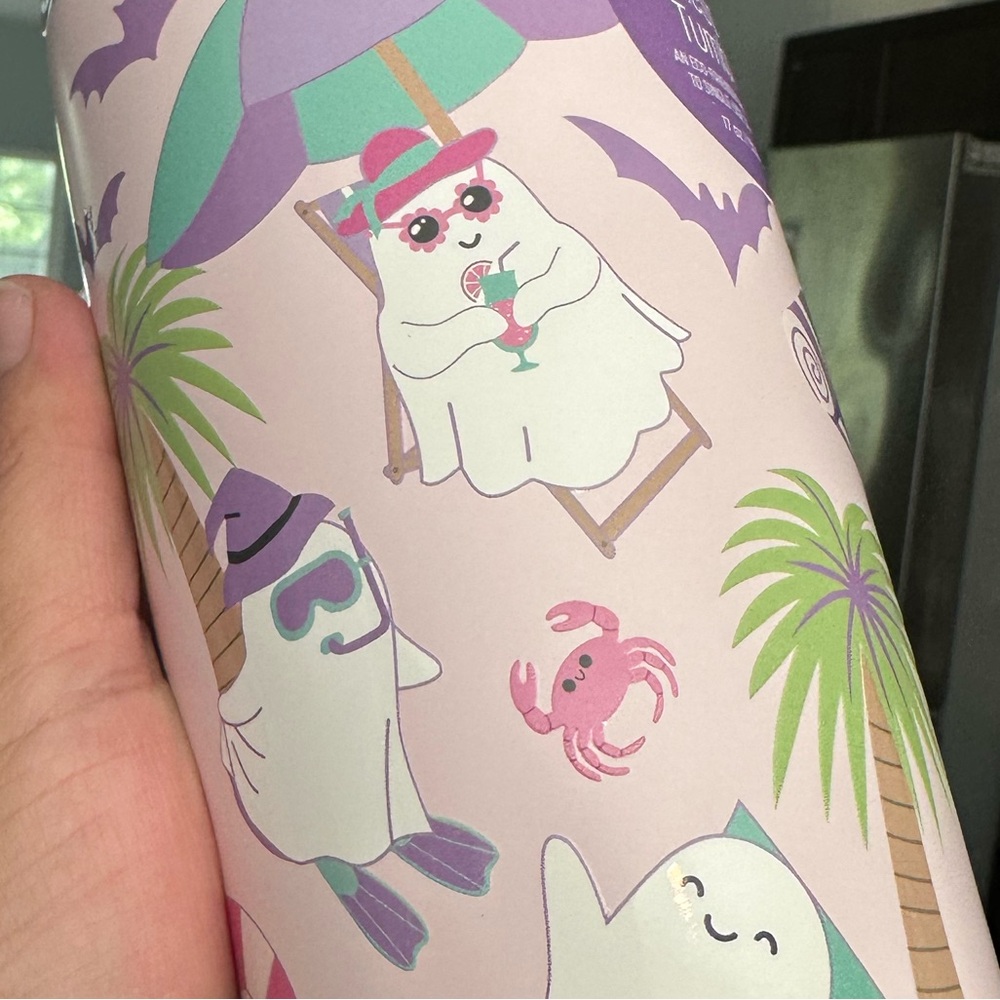 🦋Halloween Summerween OCS Designs Pink
Stainless Steel Tumbler Ghost Beach - Picture 5 of 5